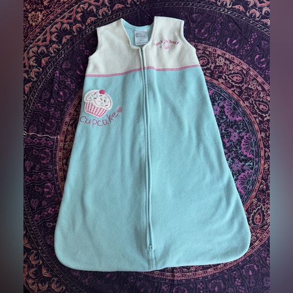 Halo Cupcake Sleep Sack - Light Blue and White - Picture 1 of 3